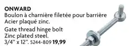 Home Hardware Gate thread hinge bolt offer