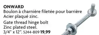 Home Hardware Gate thread hinge bolt offer