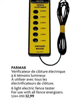 Home Hardware 6 light electric fence tester For use with all fence energizers offer