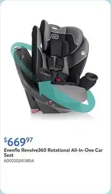 Walmart Evenflo Revolve360 Rotational All-In-One Car Seat offer