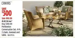 Canadian Tire Canvas Pemberton Conversation Set offer