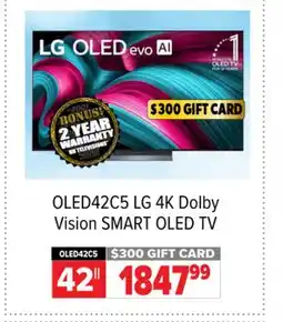 2001 Audio Video LG 4K Dolby Vision SMART OLED TV offer