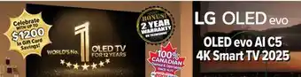 2001 Audio Video 48 OLED evo AI C5 4K Smart TV 2025 offer