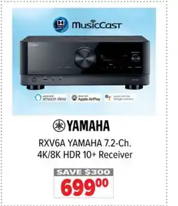 2001 Audio Video YAMAHA 7.2-Ch. 4K/8K HDR 10 + Receiver offer