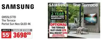 2001 Audio Video Samsung 55 The Terrace Partial Sun Neo QLED 4K offer