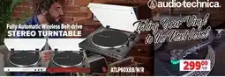 2001 Audio Video ATLP60XBB/W/R Audio-Technica Fully Automatic Wireless Belt-drive STEREO TURNTABLE offer