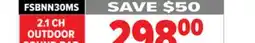 2001 Audio Video FSBNN30MS 2.1 CH OUTDOOR SOUND BAR offer