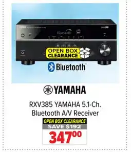 2001 Audio Video YAMAHA 5.1-Ch. Bluetooth A/V Receiver offer