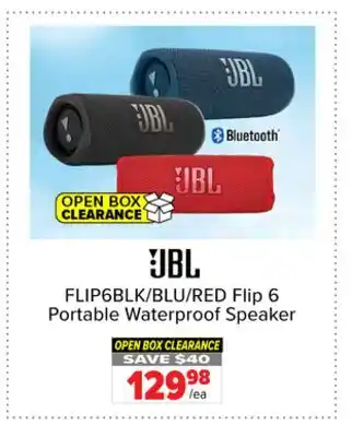 2001 Audio Video Flip 6 Portable Waterproof Speaker offer
