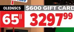 2001 Audio Video 65 OLED evo AI C5 4K Smart TV 2025 offer