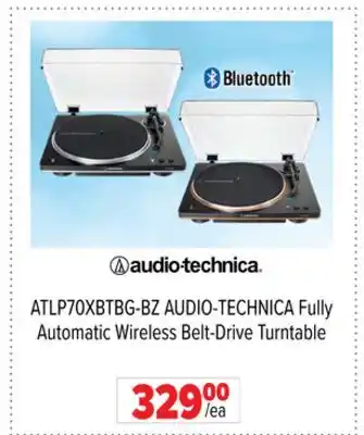 2001 Audio Video ATLP70XBTBG-BZ AUDIO-TECHNICA Fully Automatic Wireless Belt-Drive Turntable offer