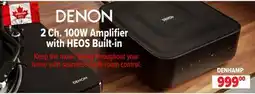 2001 Audio Video 2 Ch. 100W Amplifier with HEOS Built-in offer