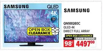 2001 Audio Video SAMSUNG 98 QLED 4K FULL ARRAY HDR12X offer