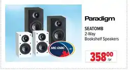 2001 Audio Video Paradigm 2-Way Bookshelf Speakers offer