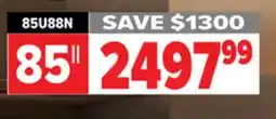 2001 Audio Video 85U88N 85 Hisense LED MiniLED offer