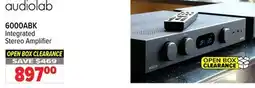 2001 Audio Video 6000ABK Integrated Stereo Amplifier offer