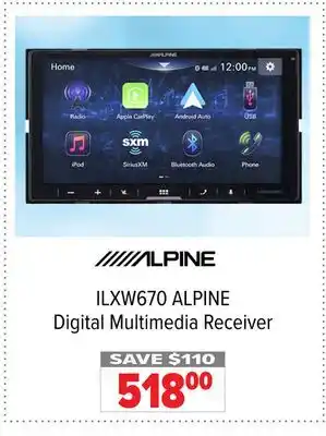 2001 Audio Video ALPINE Digital Multimedia Receiver offer