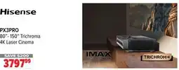 2001 Audio Video Hisense 80-150 Trichroma 4K Laser Cinema offer