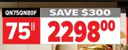 2001 Audio Video Samsung 75 NEO QLED 4K QN80F VISION AI SMART TV offer