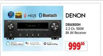 2001 Audio Video DRA900H 2.2 Ch. 100W 8K AV Receiver offer