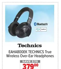 2001 Audio Video TECHNICS True Wireless Over-Ear Headphones offer