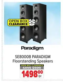 2001 Audio Video PARADIGM Floorstanding Speakers offer
