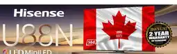 2001 Audio Video Hisense 55 LED MiniLED TV offer
