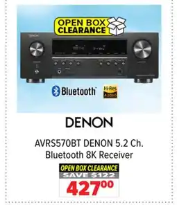2001 Audio Video DENON 5.2 Ch. Bluetooth 8K Receiver offer