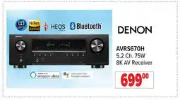 2001 Audio Video 5.2 Ch. 75W 8K AV Receiver offer