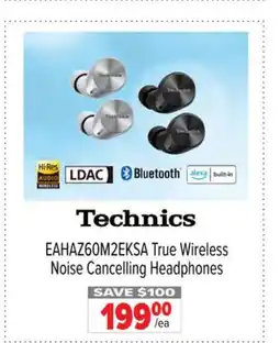 2001 Audio Video EAHAZ60M2EKSA True Wireless Noise Cancelling Headphones offer