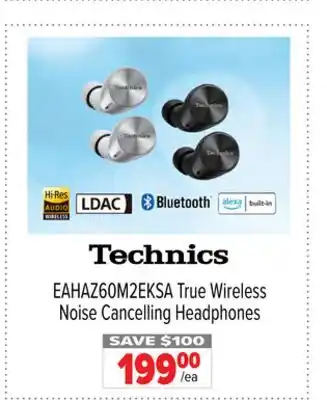 2001 Audio Video EAHAZ60M2EKSA True Wireless Noise Cancelling Headphones offer