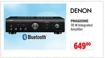 2001 Audio Video DENON 70 W Integrated Amplifier offer