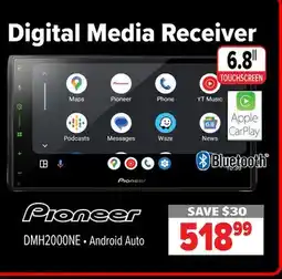 2001 Audio Video PIONEER 6.8 Touchscreen Digital Media Receiver offer