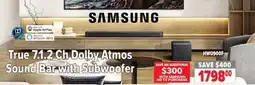 2001 Audio Video SAMSUNG True 7.1.2 Ch Dolby Atmos Sound Bar with Subwoofer offer