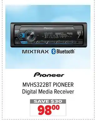 2001 Audio Video MVHS322BT PIONEER Digital Media Receiver offer