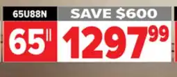 2001 Audio Video 65U88N Hisense 65 LED MiniLED offer