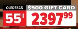 2001 Audio Video OLED55C5PUA - 55 OLED 4K ALPHA 9 HDR PANEL offer