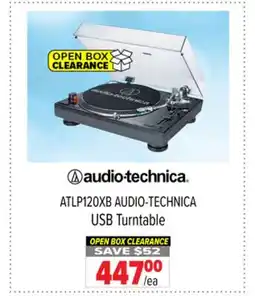 2001 Audio Video ATLP120XB AUDIO-TECHNICA USB Turntable offer