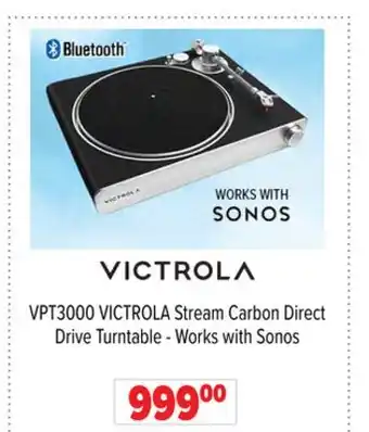 2001 Audio Video VICTROLA Stream Carbon Direct Drive Turntable - Works with Sonos offer