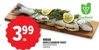 Metro FRESH WHOLE RAINBOW TROUT offer