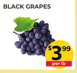 Food World Supermarket BLACK GRAPES offer