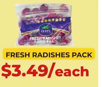 Food World Supermarket FRESH RADISHES PACK offer