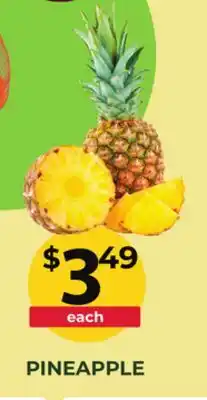 Food World Supermarket PINEAPPLE offer