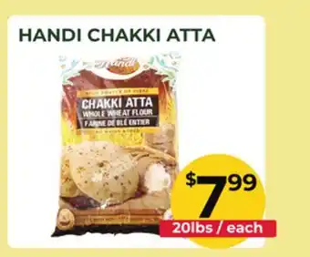Food World Supermarket HANDI CHAKKI ATTA offer