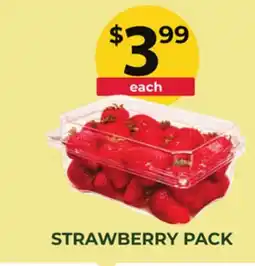 Food World Supermarket STRAWBERRY PACK offer