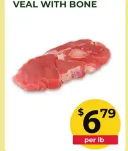 Food World Supermarket VEAL WITH BONE offer