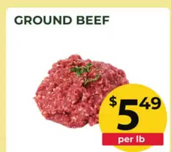 Food World Supermarket GROUND BEEF offer