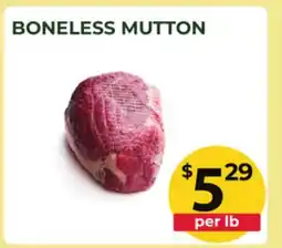Food World Supermarket BONELESS MUTTON offer