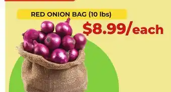 Food World Supermarket RED ONION BAG offer