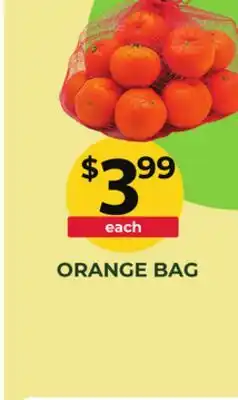 Food World Supermarket ORANGE BAG offer